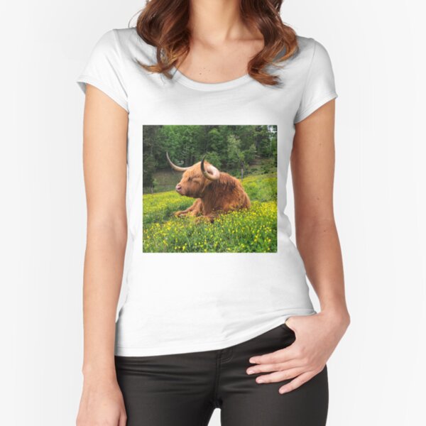 Field of Gold Fitted Scoop T-Shirt