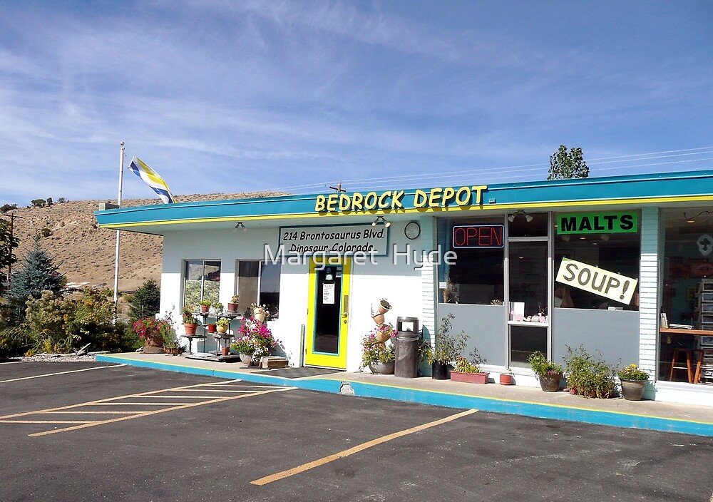 "Bedrock Depot, Dinosaur, Colorado" by Margaret Hyde Redbubble