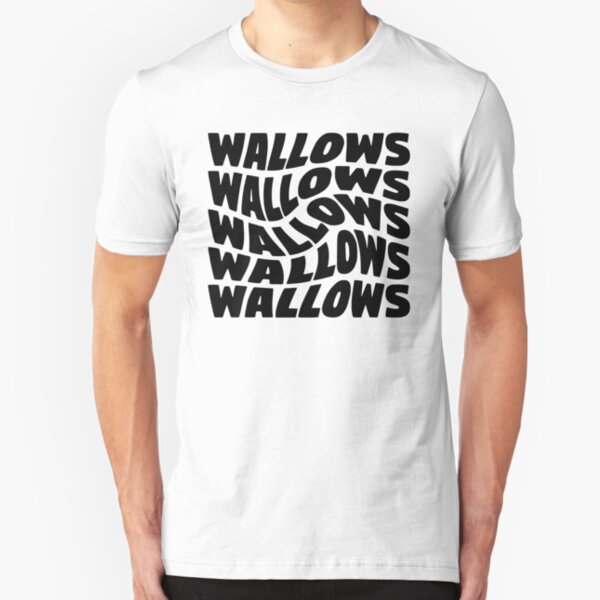 black wallows swirl design Slim Fit T-Shirt