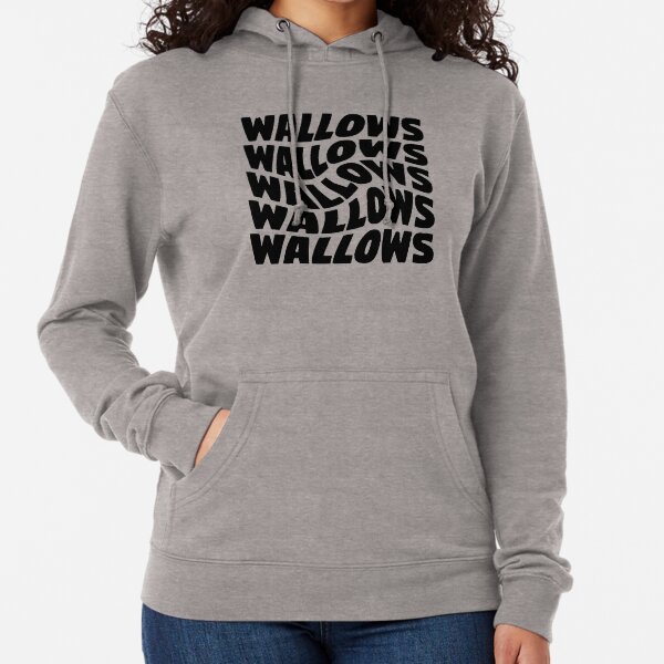black wallows swirl design Lightweight Hoodie