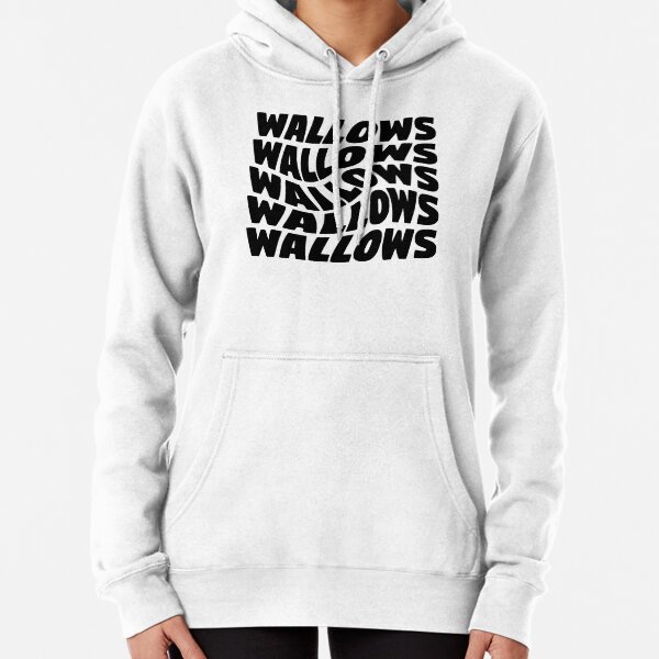 black wallows swirl design Pullover Hoodie