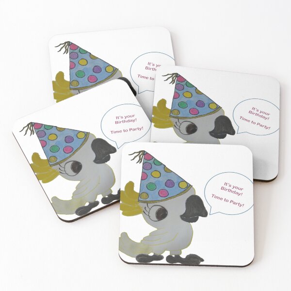 Item preview, Cockatoo Birthday - Time to Party designed and sold by ABY-Creative.