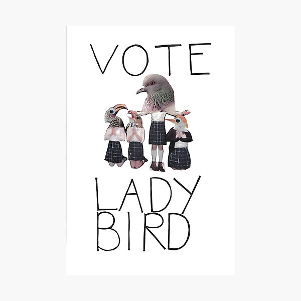 Vote Lady Bird Photographic Print