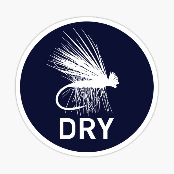 Fly Fishing Sticker - Elk Hair Caddis