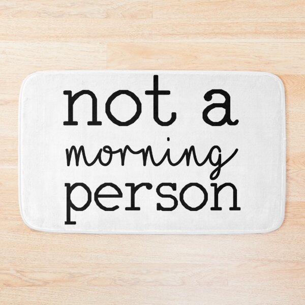 Item preview, not a morning person designed and sold by gingerlouls.