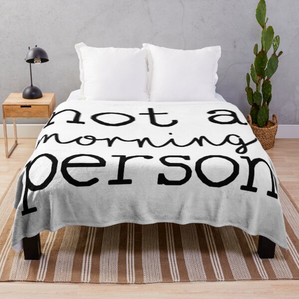 Item preview, not a morning person designed and sold by gingerlouls.