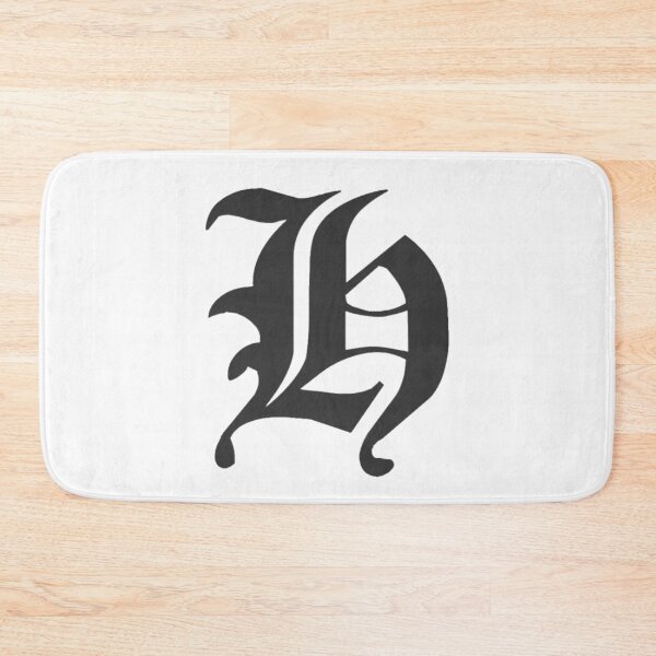 Item preview, H - Old English Lettering - H designed and sold by VintageTeesNow.