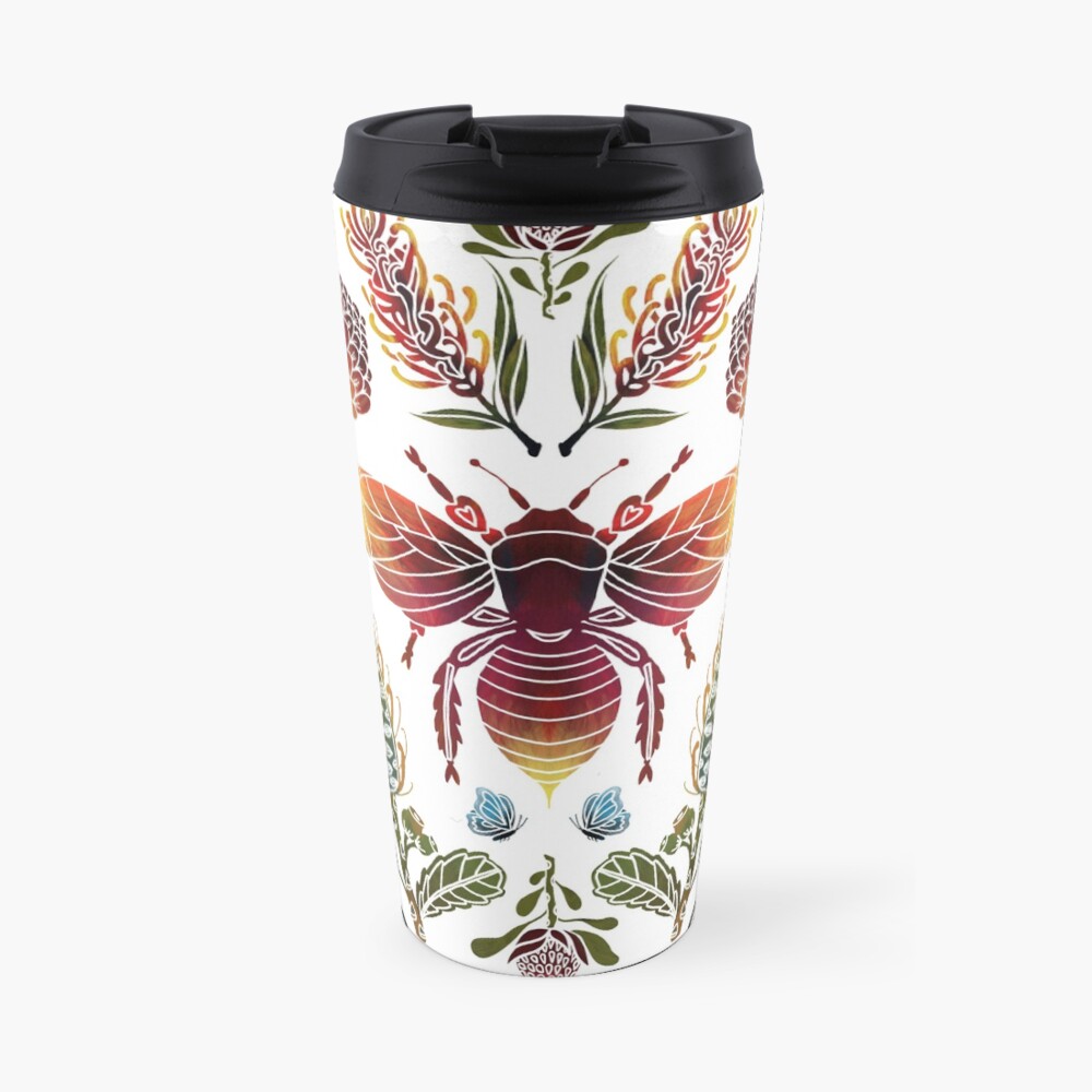 "Australian Flora and Fauna" Travel Coffee Mug for Sale by LisaBarryArt Redbubble