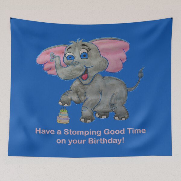 Item preview, Have a Stomping Good Time on your Birthday designed and sold by ABY-Creative.