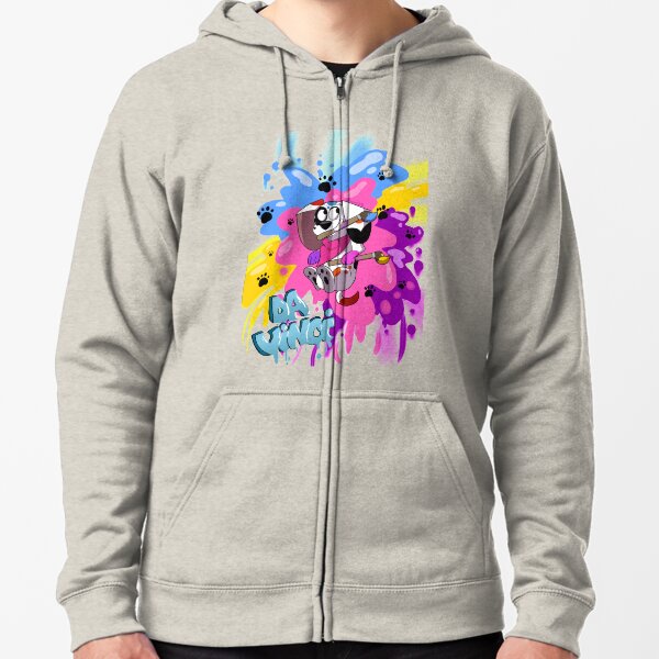 Da Vinci Zipped Hoodie