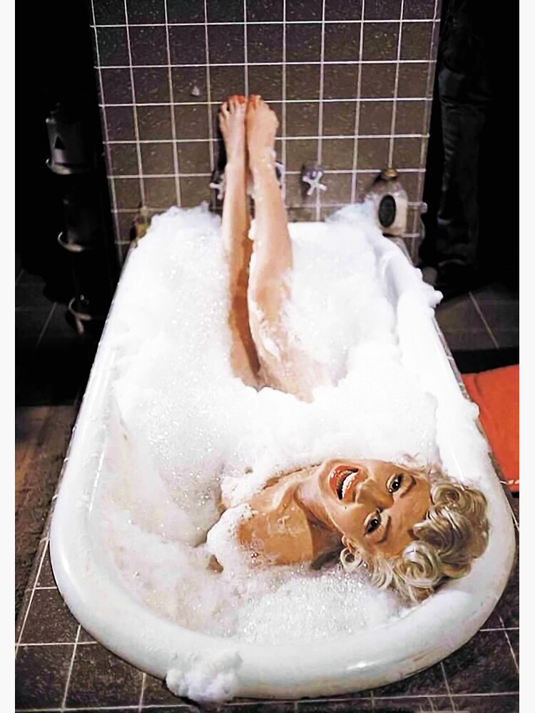 Marilyn Monroe takes a Bubble Bath  by michaelroman