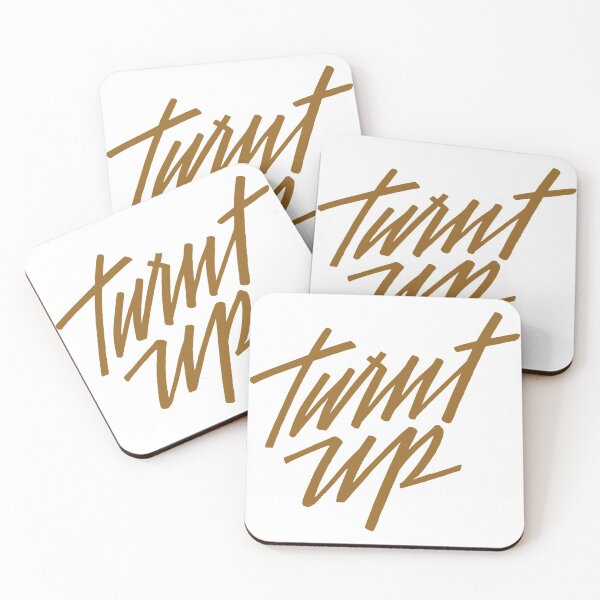 Item preview, Motivational Inspirational and Positive quote -  turnt up typography text art by Word Fandom - wordfandom designed and sold by Kerry Pritchard.