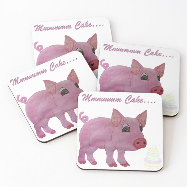 Item preview, Mmmmm Cake - Pig in designed and sold by ABY-Creative.