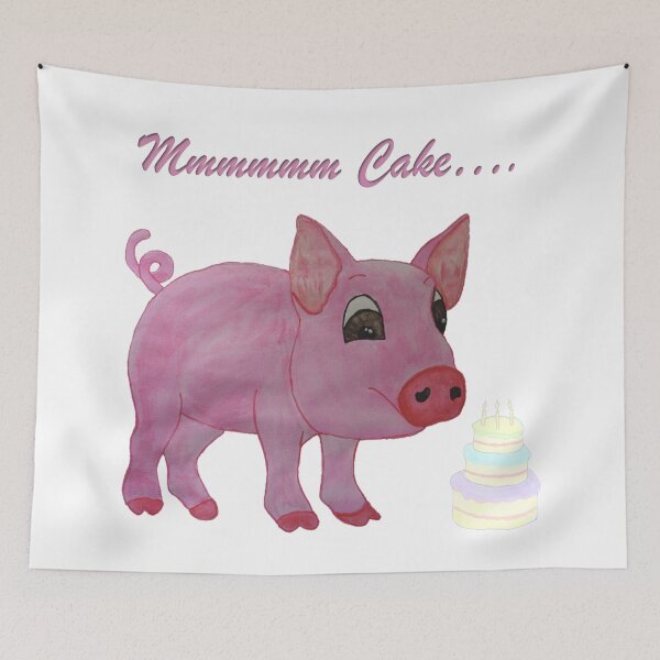 Item preview, Mmmmm Cake - Pig in designed and sold by ABY-Creative.