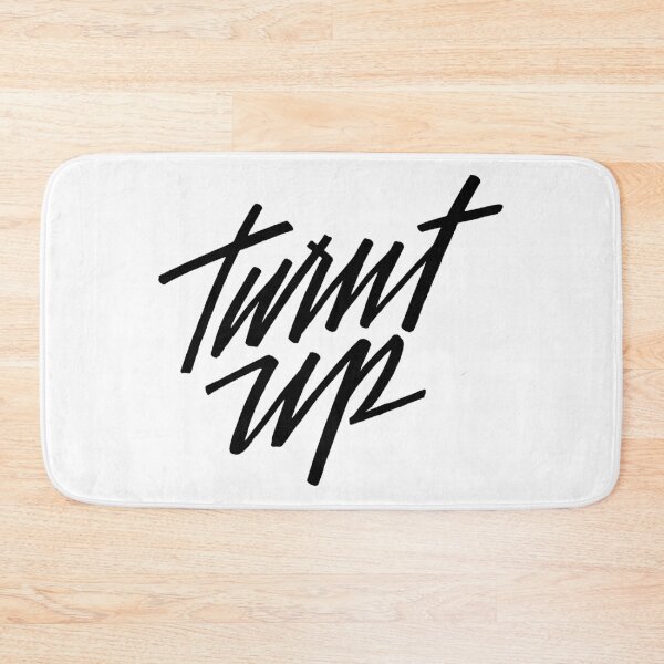 Item preview, Motivational Inspirational and Positive quote -  turnt up typography text art by Word Fandom - wordfandom designed and sold by Kerry Pritchard.