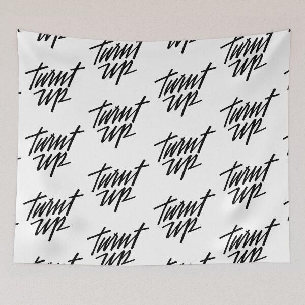 Item preview, Motivational Inspirational and Positive quote -  turnt up typography text art by Word Fandom - wordfandom designed and sold by Kerry Pritchard.