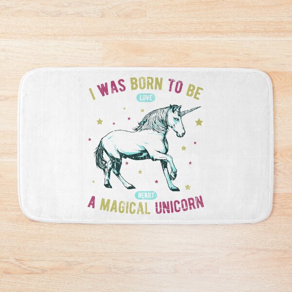 Item preview, I Was Born To Be A Magical Unicorn - Love Heart designed and sold by flipper42.