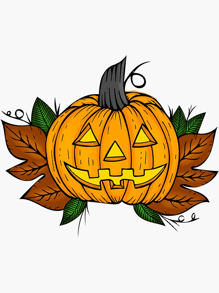Pumpkin Season Halloween SVG, Pumpkin Tattoo Halloween SVG - SVGbees