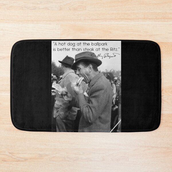 Item preview, Humphrey Bogart - Ballpark vs.The Ritz - Print designed and sold by VintageTeesNow.