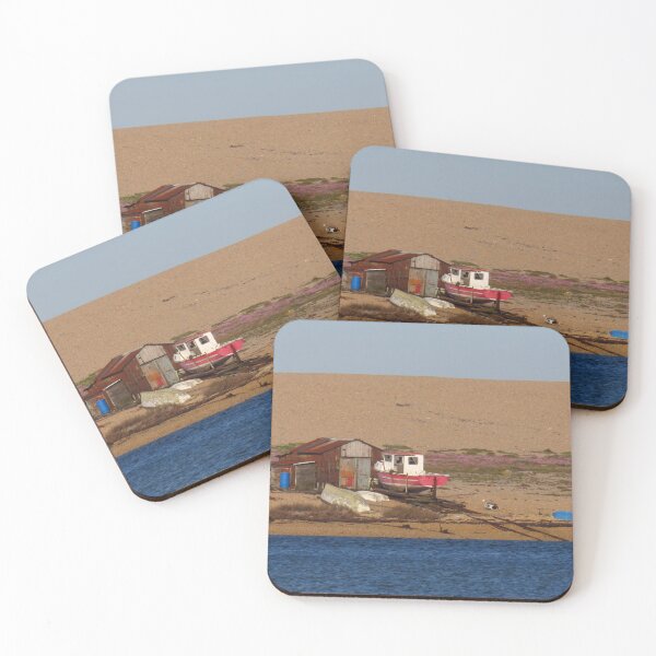 Item preview, The Shack & Little Cabin Boat, Chesil Beach designed and sold by wiggyofipswich.