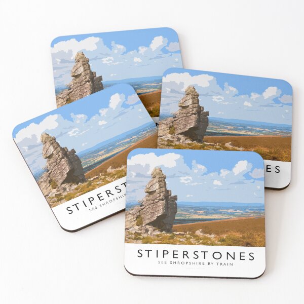 Item preview, Stiperstones (Railway Poster) designed and sold by andrewroland.
