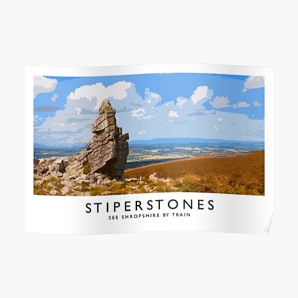 Stiperstones (Railway Poster) Poster