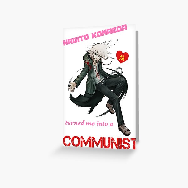 Item preview, Nagito Komaeda Communist designed and sold by badmintonmom.