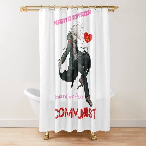 Nagito Komaeda Communiste Rideau de douche