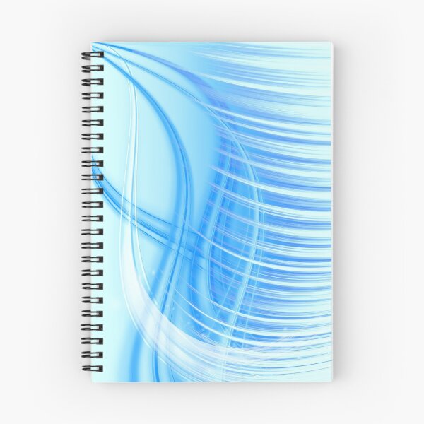 Item preview, abstract blue wave designed and sold by Orderposter.