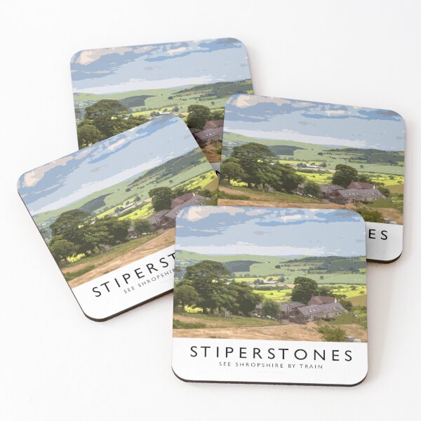 Item preview, Stiperstones (Railway Poster) designed and sold by andrewroland.