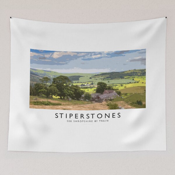Item preview, Stiperstones (Railway Poster) designed and sold by andrewroland.