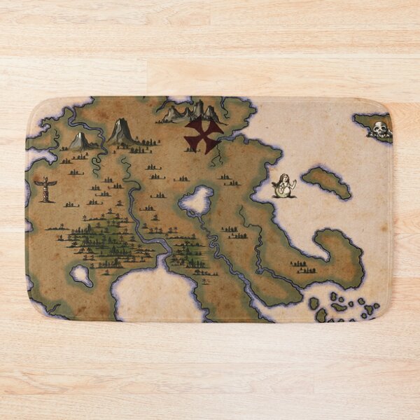 Item preview, Once Upon a Time Map designed and sold by CapnMarshmallow.