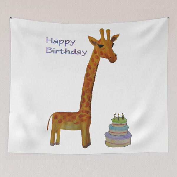 Item preview, Birthday Giraffe designed and sold by ABY-Creative.