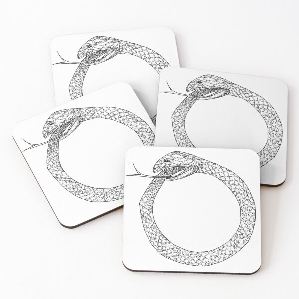 Item preview, Hand drawn infinite snake designed and sold by jitkaegressy.