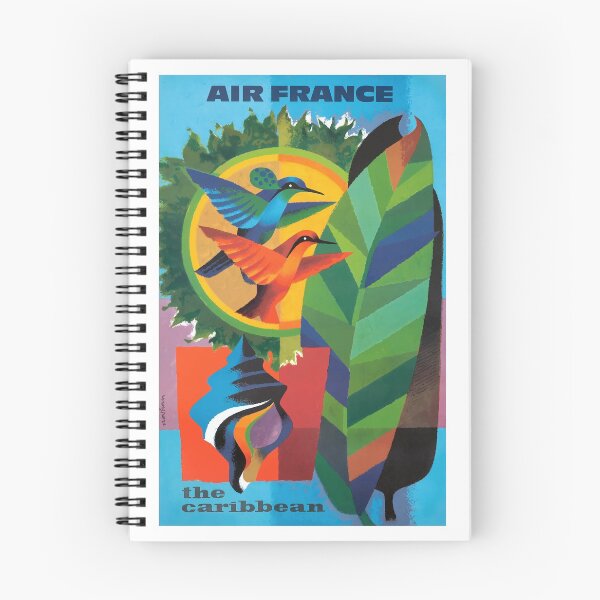 Artikelvorschau, 1964 Air France das karibische Reise-Plakat entworfen und verkauft von retrographics.