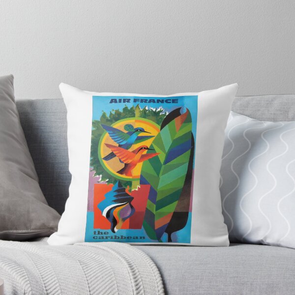 Item preview, 1964 Air France The Caribbean Travel Poster designed and sold by retrographics.