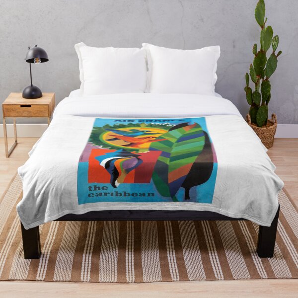 Item preview, 1964 Air France The Caribbean Travel Poster designed and sold by retrographics.