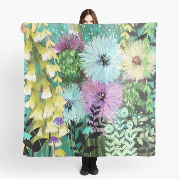 Candy Floral Forest Meadow Scarf