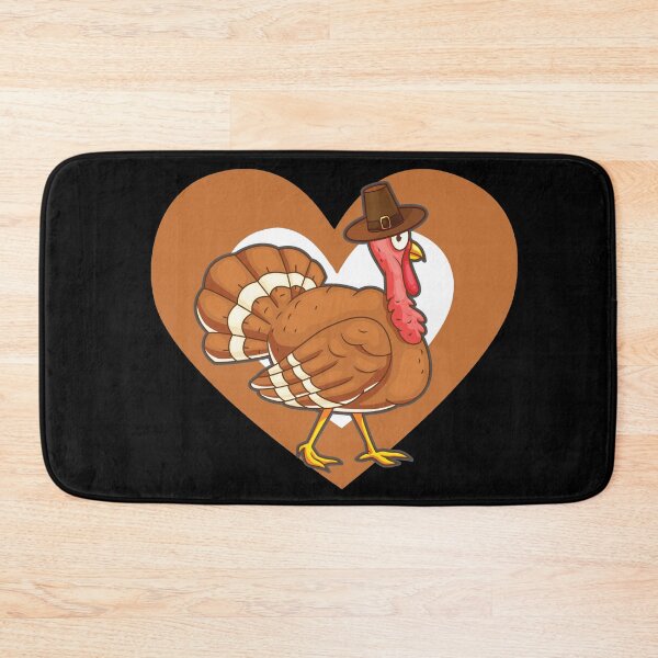 Item preview, Cute Turkey Heart for Thanksgiving designed and sold by eternallygifted.