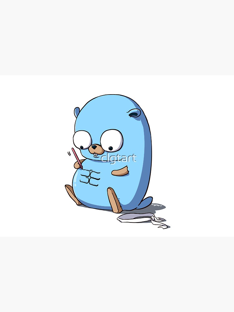 "Golang Gopher Go Six Pack" Water Bottle for Sale by clgtart | Redbubble