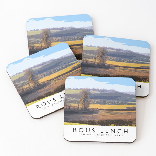 Item preview, Rous Lench (Railway Poster) designed and sold by andrewroland.