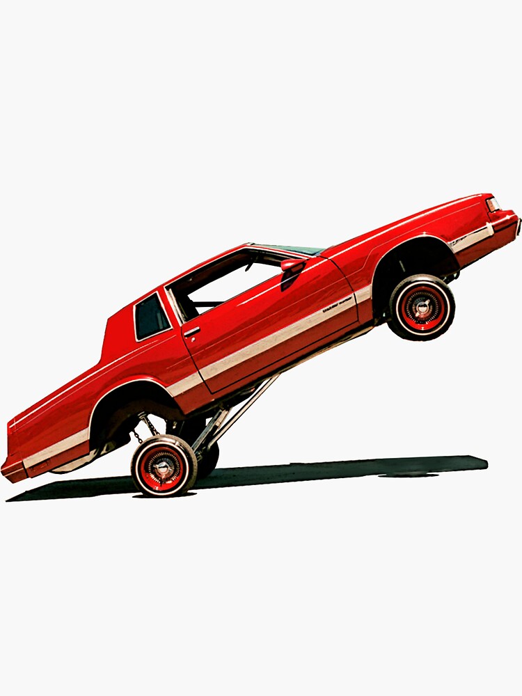 Supreme Classic Low Rider Car Design - Car - Sticker