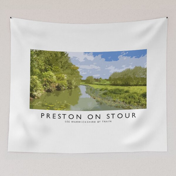 Item preview, Preston on Stour (Railway Poster) designed and sold by andrewroland.