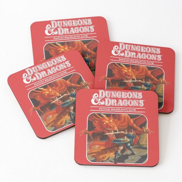 Dungeons & Diners & Dragons & Drive-Ins & Dives: Escape from Flavortown Coasters (Set of 4)