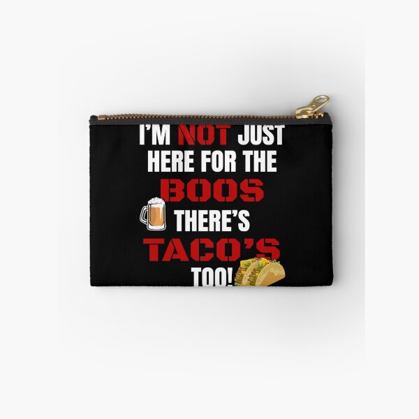 Item preview, I'M NOT JUST HERE FOR THE BOOS THERE'S TACOS' TOO #3 with funny taco salad beer graphic shirt gift apparel designed and sold by GabiBlaze.