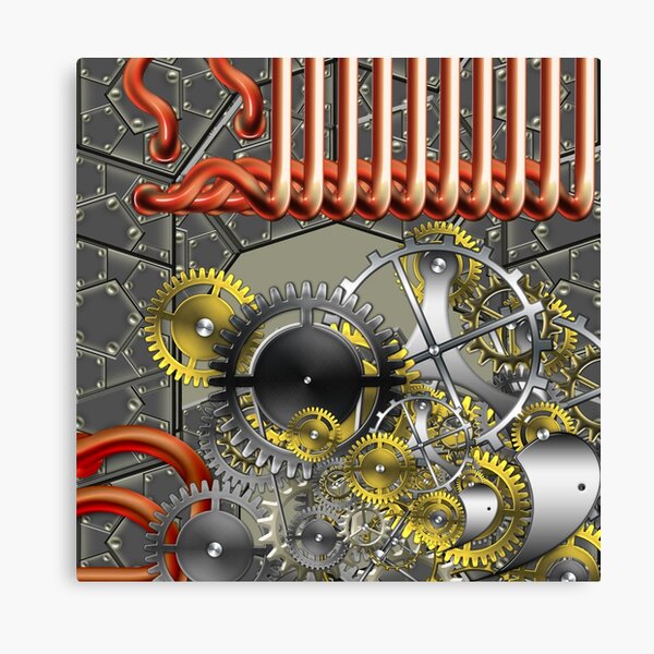 Aperçu de l'œuvre retro mechanism créée et vendue par Orderposter.
