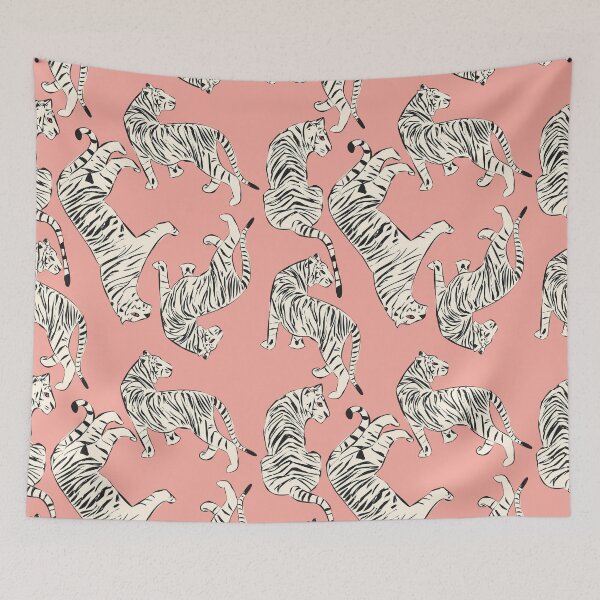 Item preview, Pink Tiger Pattern 006 designed and sold by BlueLela.