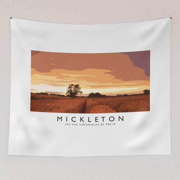 Item preview, Mickleton (Railway Poster) designed and sold by andrewroland.