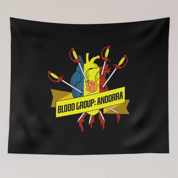 Item preview, Andorra heart lover flag designed and sold by CORZ.