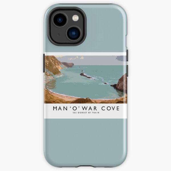 Man 'O' War Cove (Railway Poster) iPhone Tough Case